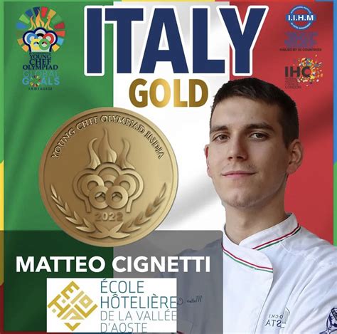 Italian gold at the Young Chefs Olympics, Matteo Cignetti on the highest podium - italiani.it