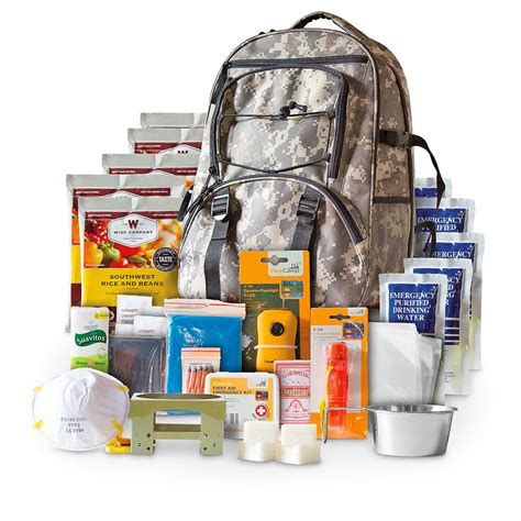 Wise Company Food 5-Day Survival Backpack, 64 Pieces - 579363, Survival ...