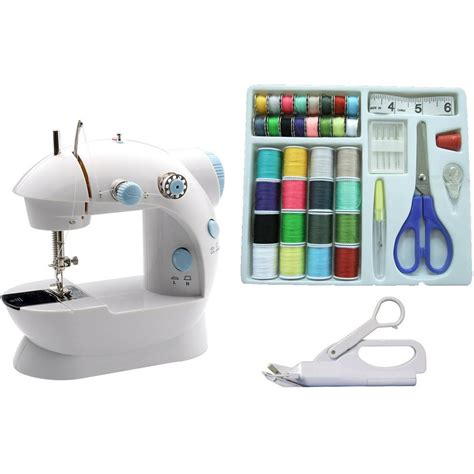 Michley Mini Sewing Machine & Accessories 3-Piece Value Bundle - Walmart.com - Walmart.com