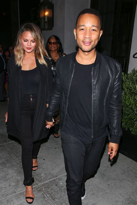 Chrissy Teigen at Spago in Beverly Hills 6/3/2016 • CelebMafia