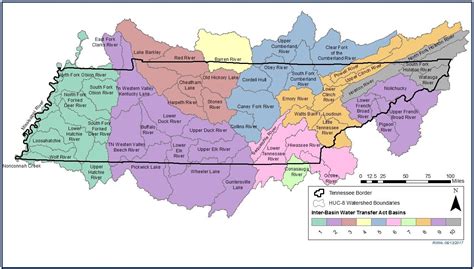 Tennessee River Watershed Map - Cathie Annabella