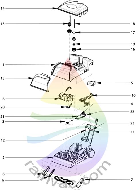 Rainbow AquaMate Model AM-12 SRX/Black Series Parts