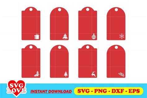Christmas Tag SVG Bundle - Gravectory