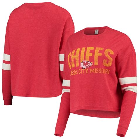 Kansas City Chiefs Women's Devote Long Sleeve T-Shirt - Red - Walmart ...