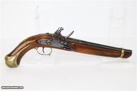 c.1800 ORNATE European Antique FLINTLOCK Pistol