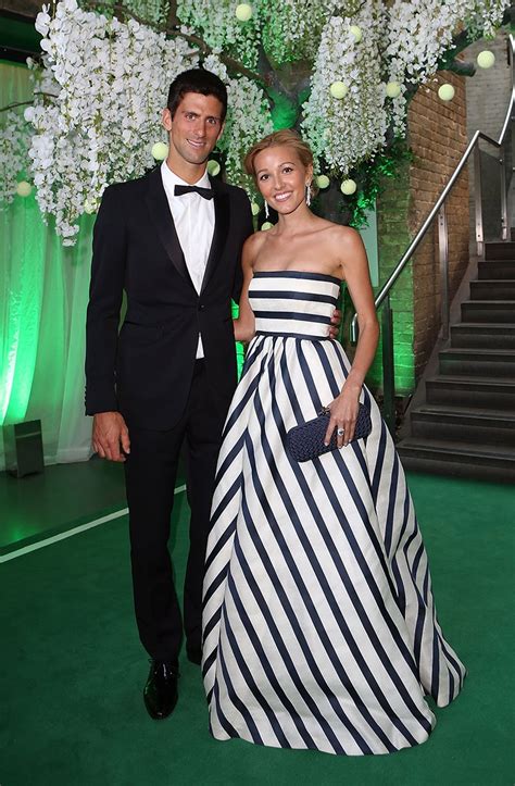 Novak Djokovic and Jelena Ristic's Glam Mixed-Doubles Style - Vogue