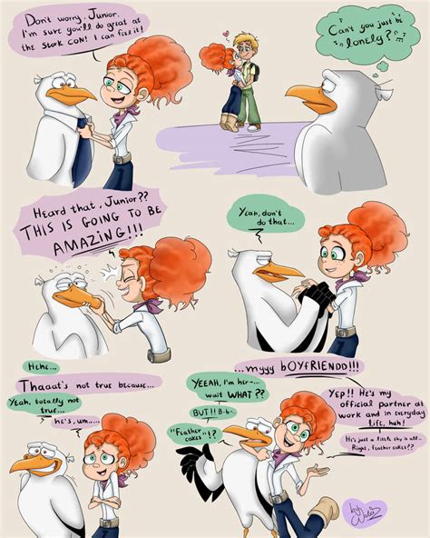 Storks - Junior x Tulip - Cuties by FoxyWolxy on DeviantArt