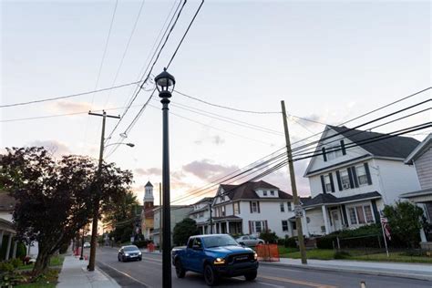 Dickson City's Main Street revitalization progressing with new lights, sidewalks | News ...