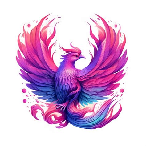 Pink Phoenix Bird