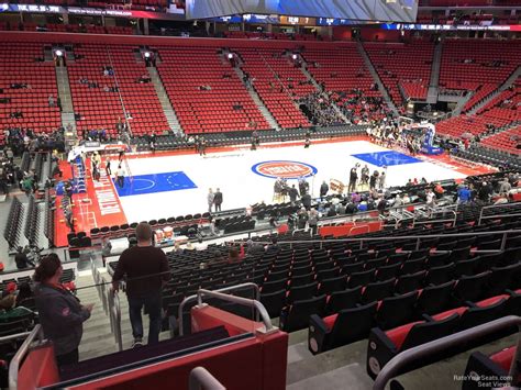 Little Caesars Arena Section 124 - Detroit Pistons - RateYourSeats.com