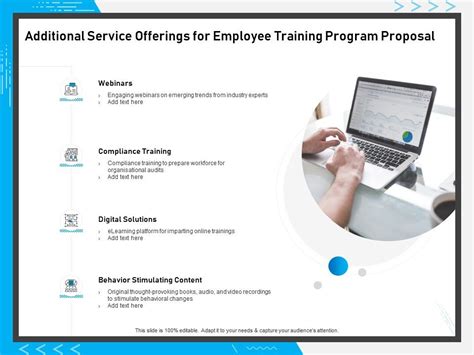 Additional Service Offerings For Employee Training Program Proposal Ppt ...