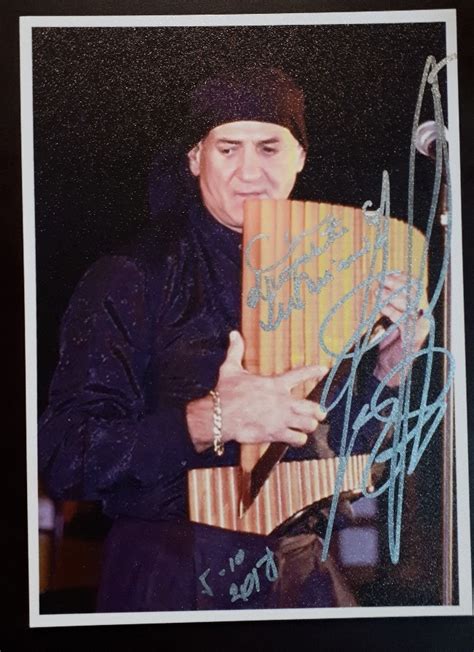 Autograph VIP: Gheorghe Zamfir is a Romanian pan flute (nai) musician ...