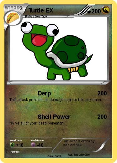 Pokémon Turtle EX 6 6 - Derp - My Pokemon Card