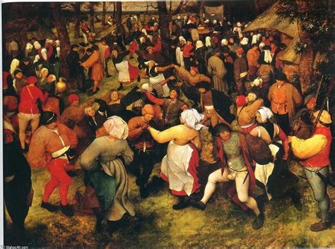 Pieter Bruegel The Elder - The Wedding Dance in the open air | ルネサンスアート, ピーテル・ブリューゲル, 絵画