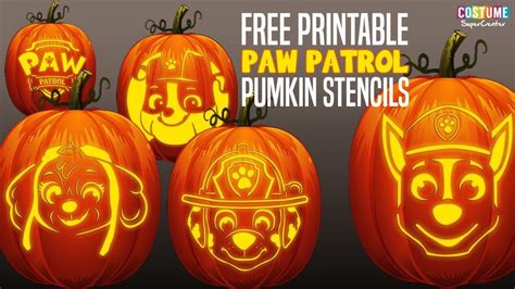 Paw Patrol Pumpkin Stencils Free Printable - PRINTABLE TEMPLATES