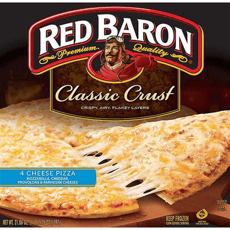 Red Baron® Classic Crust Four Cheese Pizza 21.06 oz. Box | Cheese ...