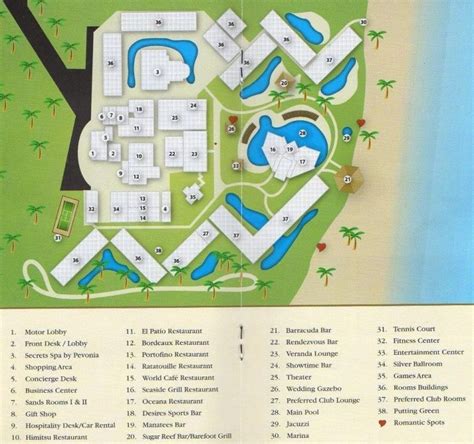 Hyatt Ziva Riviera Cancun map - Travel resort maps