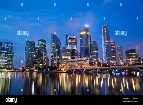 Singapore, City Skyline Stock Photo - Alamy