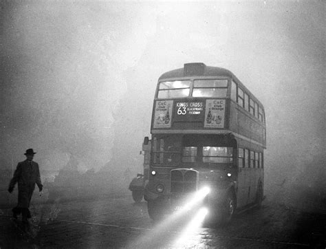 yesterdaysprint: “Smoggy London, 1952 ” | London history, London