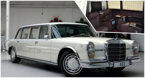 Roll Like A Tech-Savvy Dictator In 1975 Mercedes-Benz 600 Pullman Maybach Restomod | Carscoops