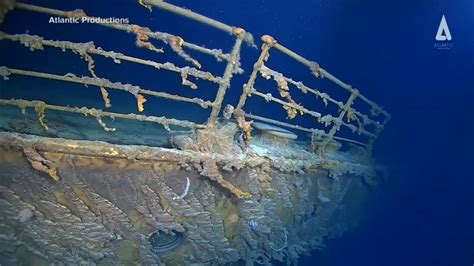 Newly captured video details deterioration of Titanic wreckage - ABC7 ...