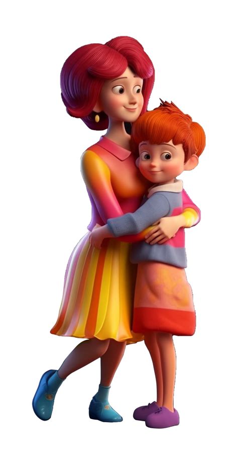 Vector Illustration Of Cartoon Happy Mother Hugging H - vrogue.co