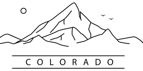 Best Colorado Mountain Silhouette Illustrations, Royalty-Free Vector ...