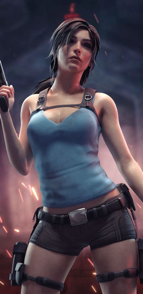 1440x2960 Resolution Lara Croft Tomb Raider Portrait 4K Samsung Galaxy Note 9,8, S9,S8,S8+ QHD ...