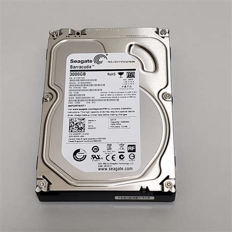 Seagate ST3000DM001 3TB 3.5吋 SATA3 7200RPM 保用7日 - Johnnys Computer