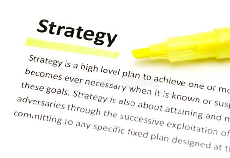 Definition of strategy stock photo. Image of book, leadership - 38181836