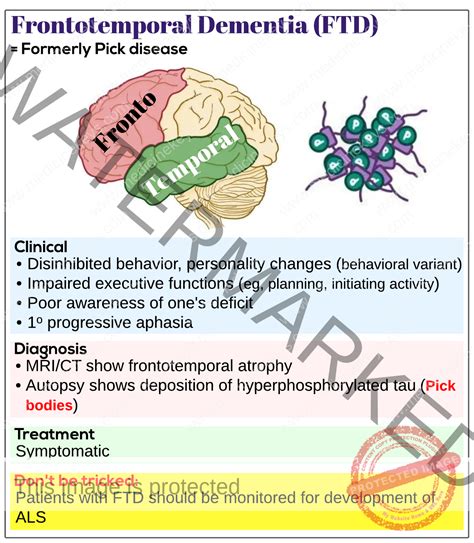 Frontotemporal dementia (FTD) - Medicine Keys for MRCPs