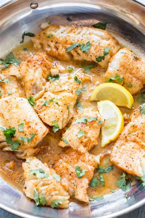 Buttered Cod in Skillet recipe. A simple quick under, a 10-minute cod ...