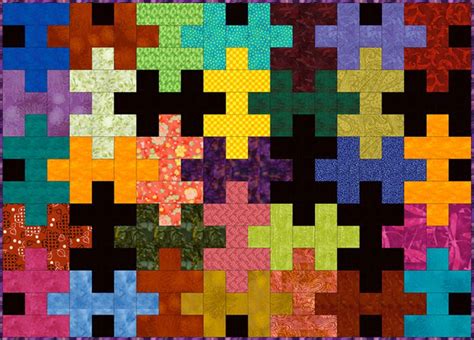 Easy Jigsaw Puzzle Quilt Pattern