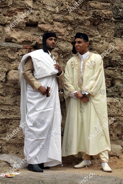 Libyan Men Wearing Traditional National Attire Editorial Stock Photo ...