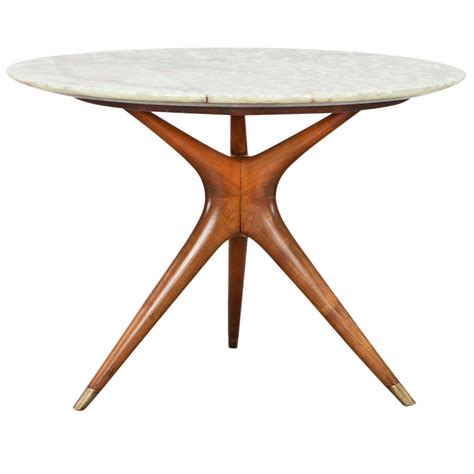 Ico Parisi Round Marble-Top Table at 1stDibs | for sale