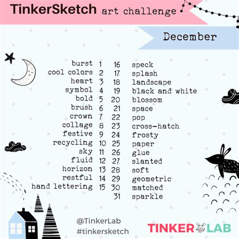 December Art Challenge - TinkerLab