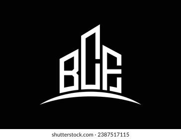 Letter Bcf Building Vector Monogram Logo Stock Vector (Royalty Free ...