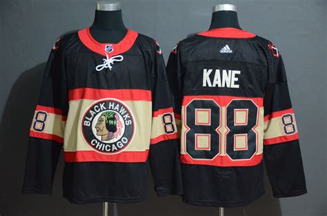 Men's Chicago Blackhawks #88 Patrick Kane adidas Home Authentic Red ...