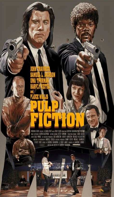 Best Quality Poster Of Pulp Fiction | Pulp fiction, Best movie posters ...