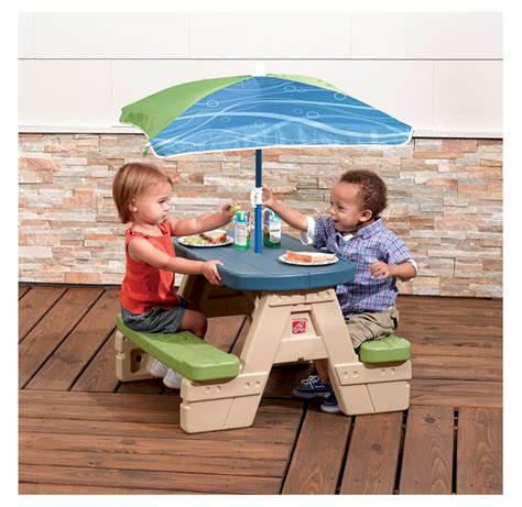 Step2 Kids Picnic Table With Umbrella $38.98 (reg. $49.99) (2024)