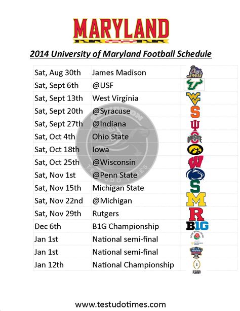 Umd Football Schedule 2024 - Buffy Ethelyn