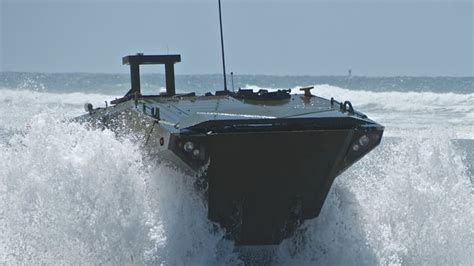 BAE's First Amphibious Combat Vehicle Surfaces With New 690-HP Engine - Defense Daily