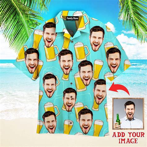 Custom Face Hawaiian Shirt - Trendy Aloha
