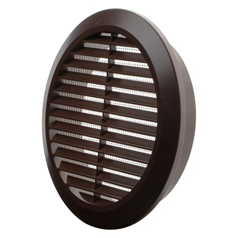 Buy Vent Systems 6'' Inch - Brown - Plastic Soffit Vent Cover - Round ...