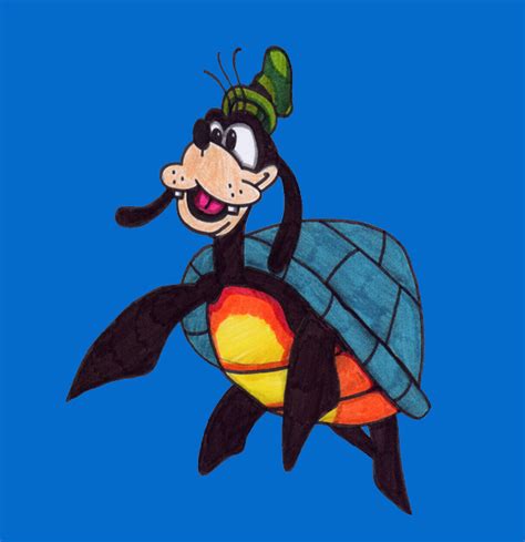 Turtle Goofy by Baschler on DeviantArt