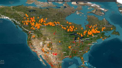 Map Of Canadian Wildfires 2025 - Theo Adaline
