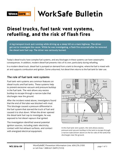 Hazard Alert-Diesel Truck Fuel Tank Vent Systems WorkSafeBC 2016 09 ...