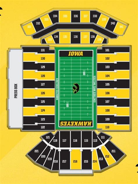 Kinnick Stadium Seating Chart Colors | Awesome Home