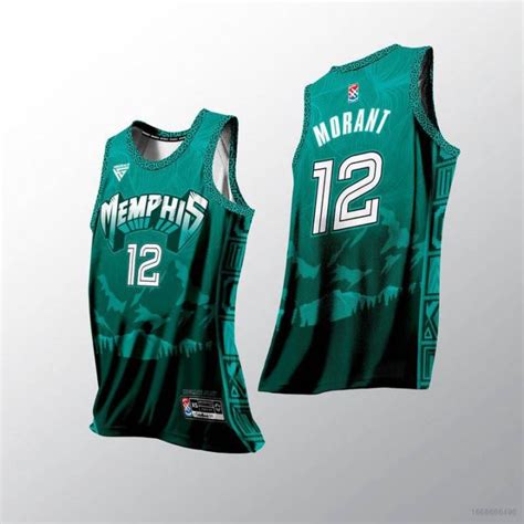 Estar Memphis Grizzlies Morant Green Basketball Jersey Sports Vest Plus ...