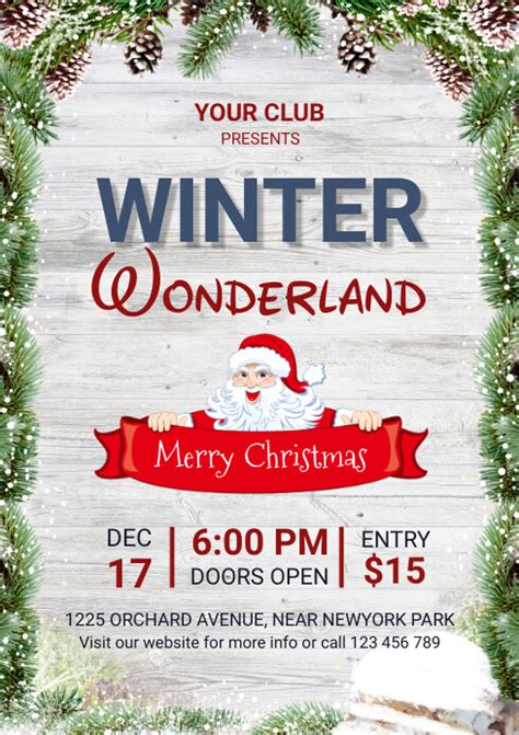 Winter Wonderland Template | PosterMyWall